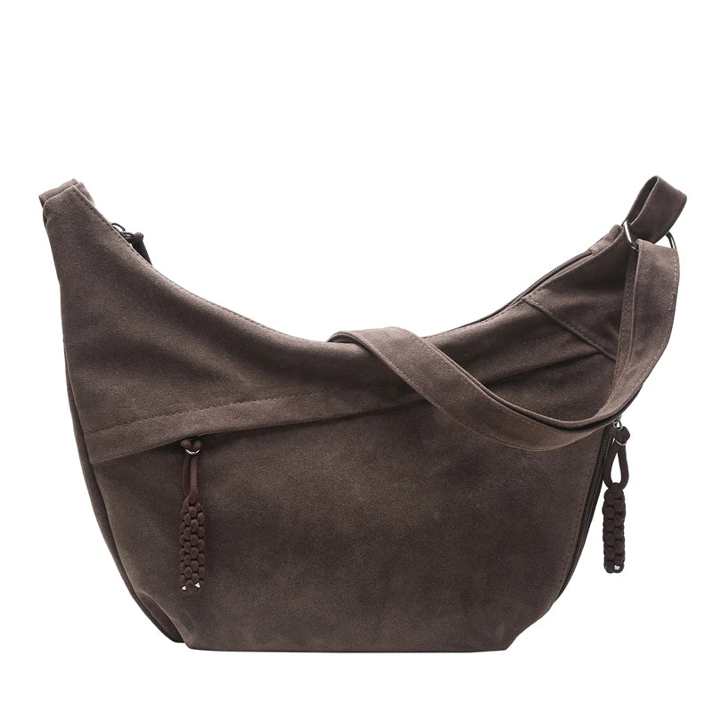 Marcelle™️ | Retro Suede Crossbody Hobo Bag