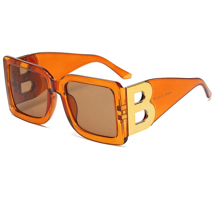 Bellona™️ | Oversized Square B-Accent Sunglasses