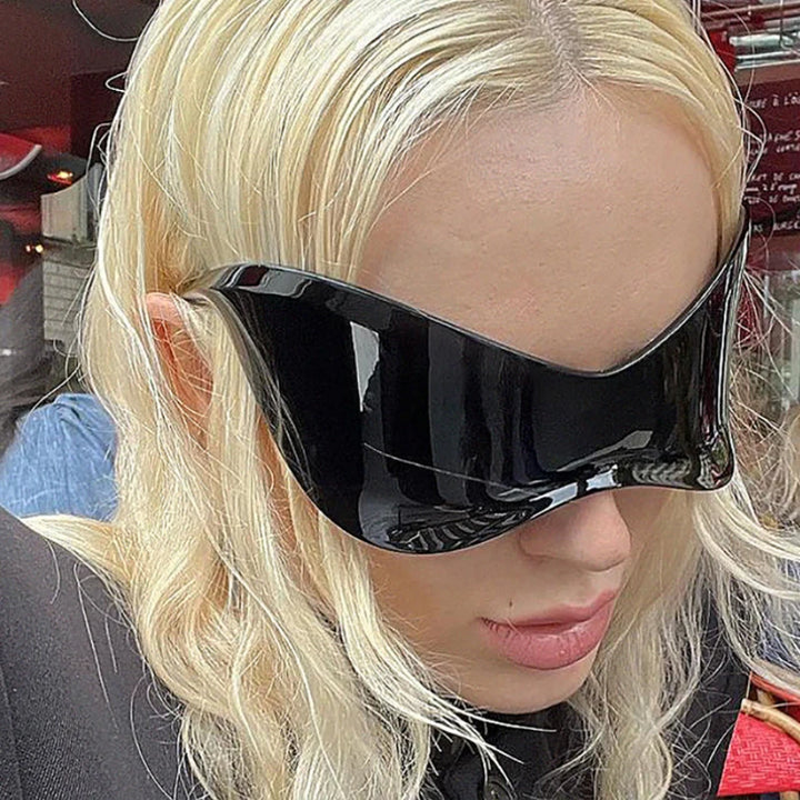 Spectra™️ | Oversized Y2K Punk Rimless Sunglasses