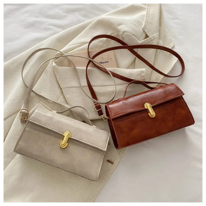 Esme™️ | Retro Lock Buckle Crossbody Bag
