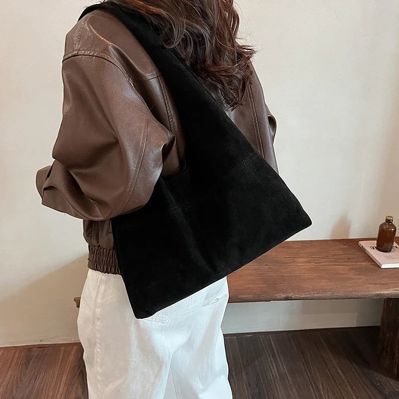 Elisanne™️ | Faux Suede Casual Shoulder Bag