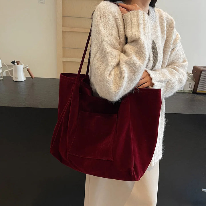 Velana™️ | Suede Shoulder Tote Bag
