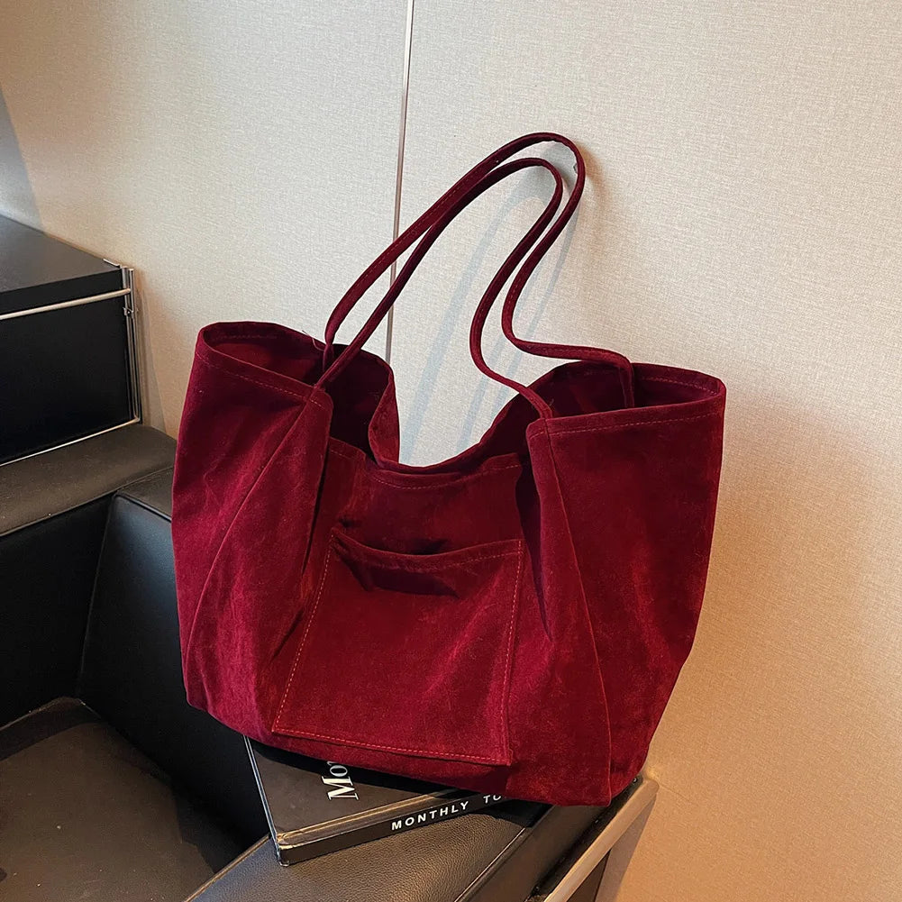 Velana™️ | Suede Shoulder Tote Bag