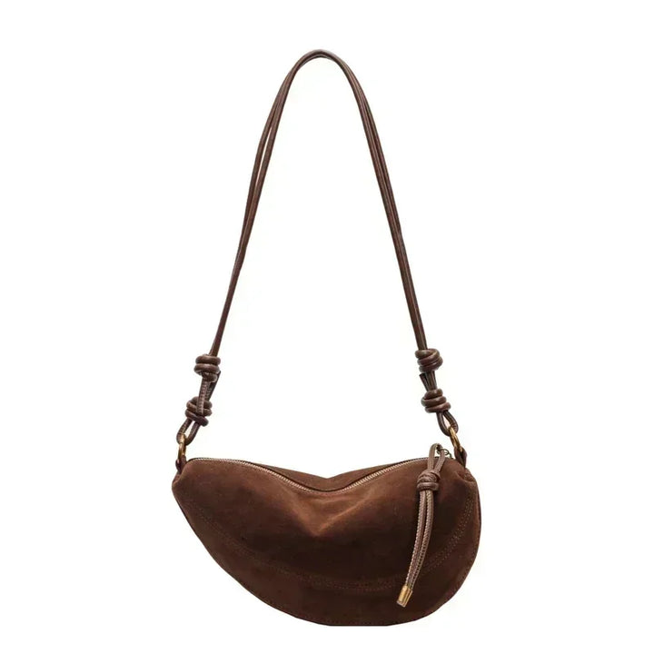 Celestia™️ | Suede Dumpling Crossbody Bag