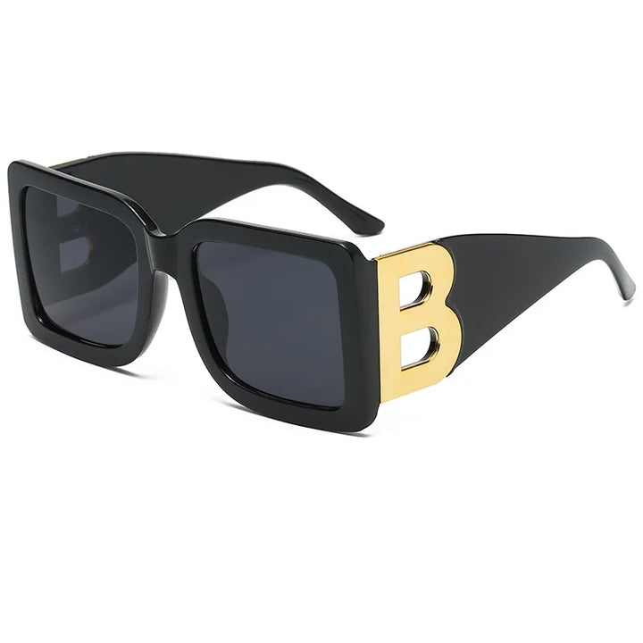 Bellona™️ | Oversized Square B-Accent Sunglasses
