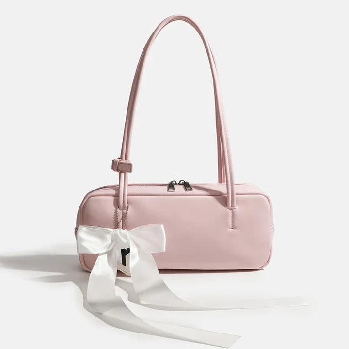 Amorette™️ | Ribbon Accent Shoulder Bag