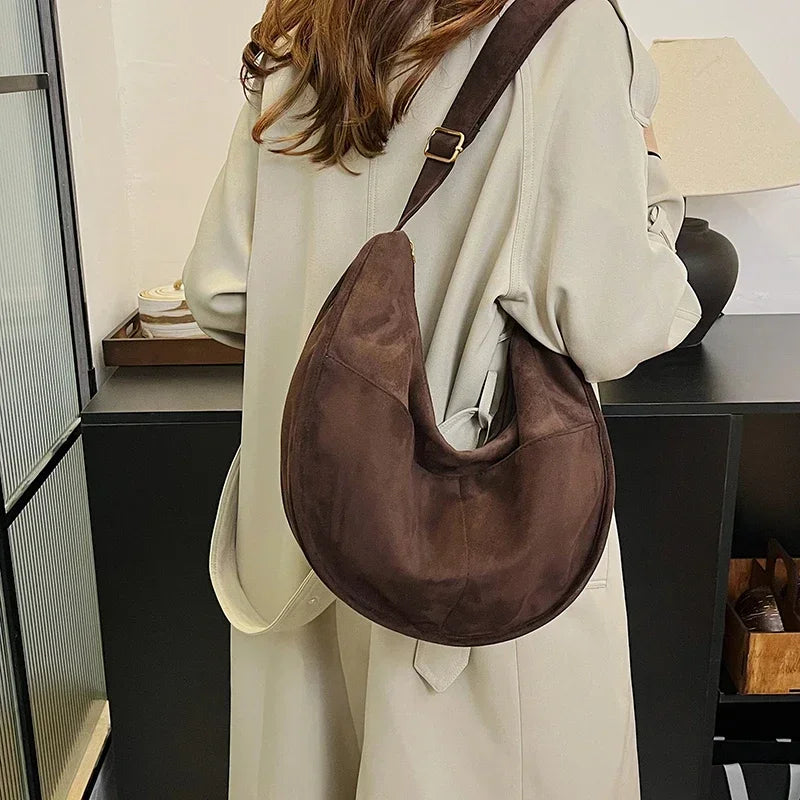 Davana™️ | Suede Crossbody Hobo Bag