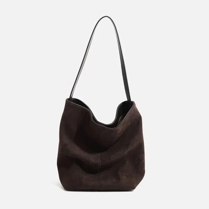 Marcheline™️ | Luxe Suede Bucket Shoulder Bag