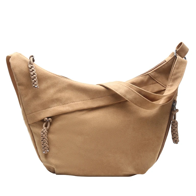 Marcelle™️ | Retro Suede Crossbody Hobo Bag