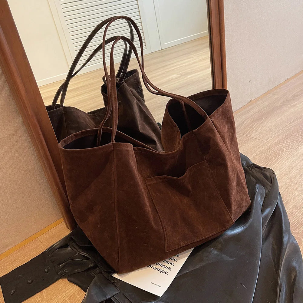 Velana™️ | Suede Shoulder Tote Bag