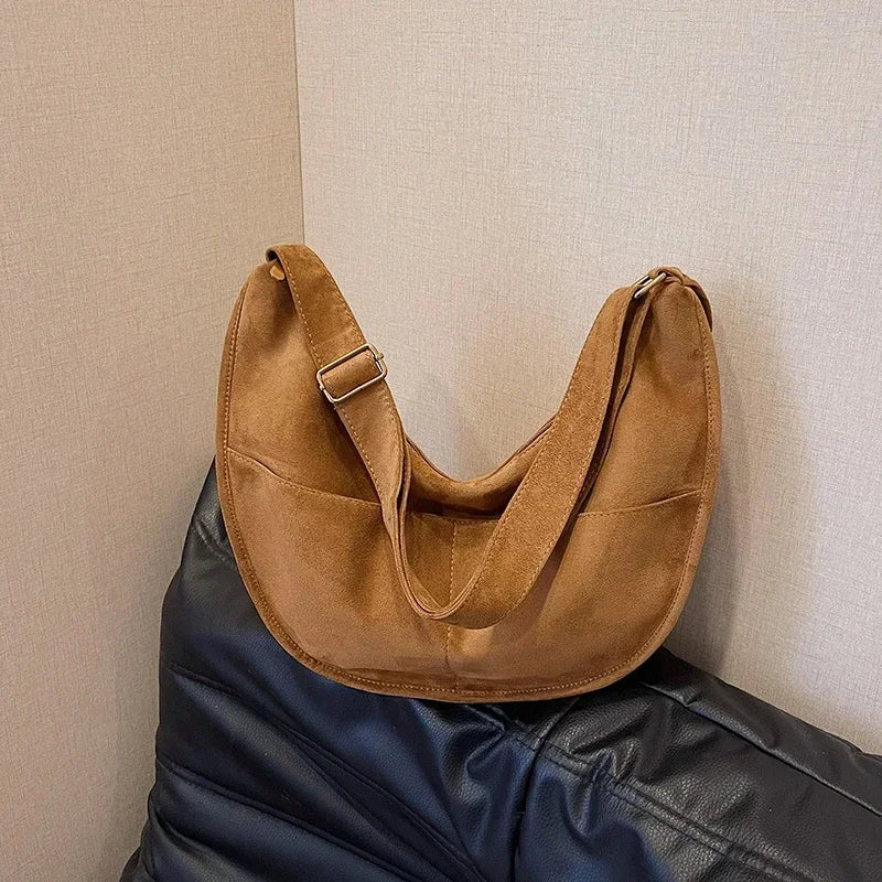 Davana™️ | Suede Crossbody Hobo Bag