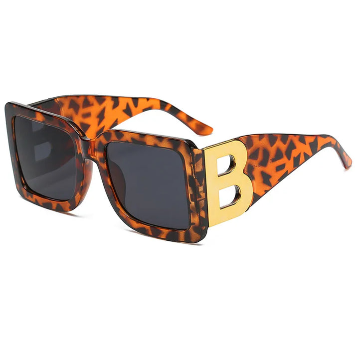 Bellona™️ | Oversized Square B-Accent Sunglasses