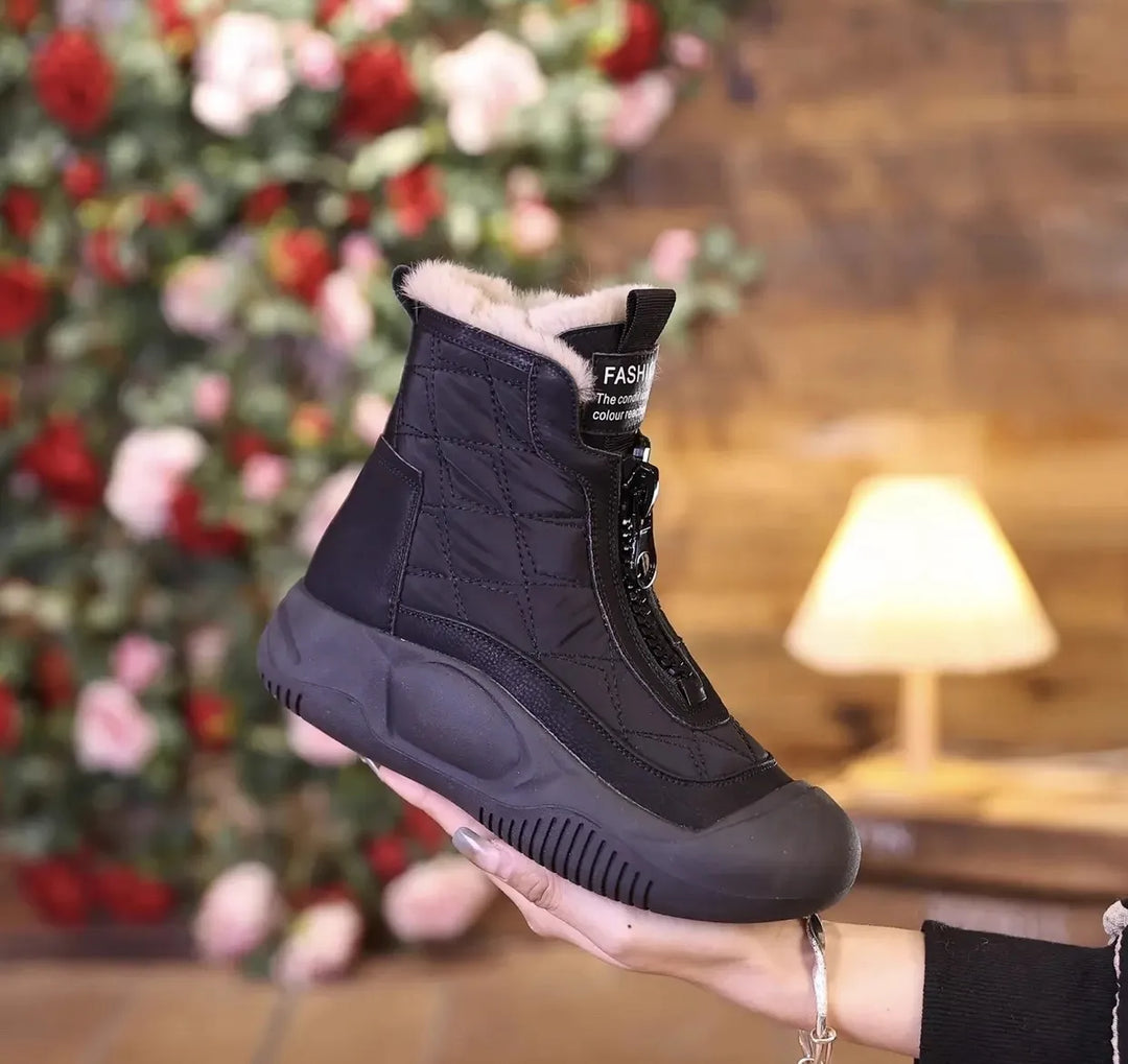 Solenne™️ | Waterproof Ankle Boots with Practical Elegance