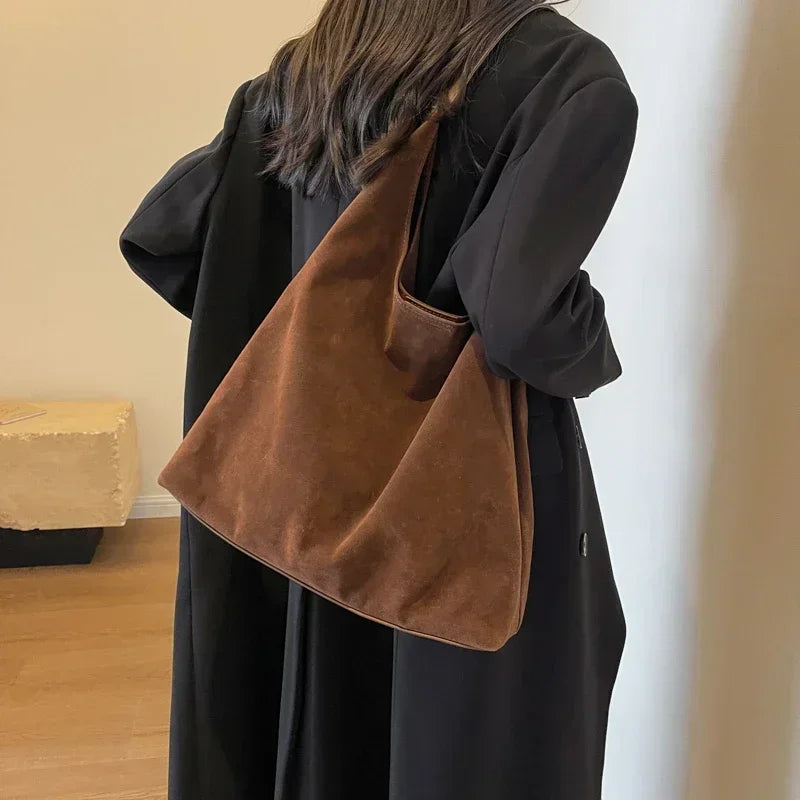 Vivara™️ | Suede Shoulder Bag