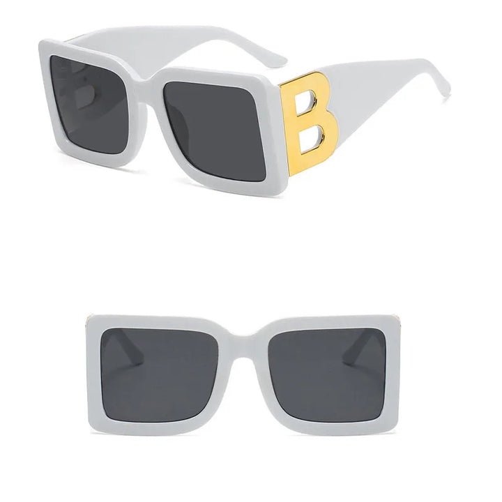 Bellona™️ | Oversized Square B-Accent Sunglasses
