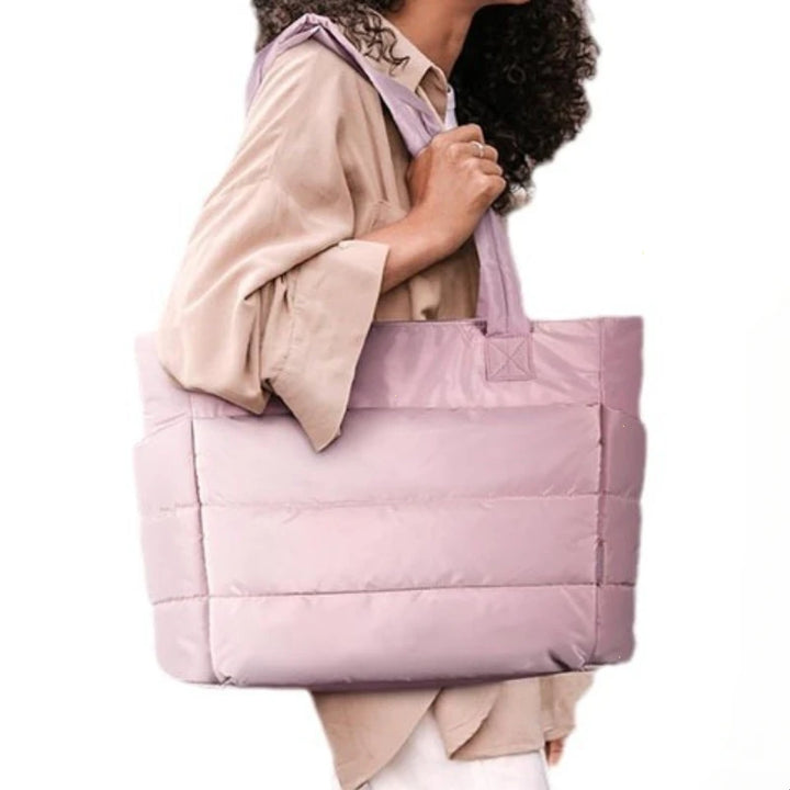 StyleEase CarryAll™ | Comfortably Stylish Puffer Tote Bag