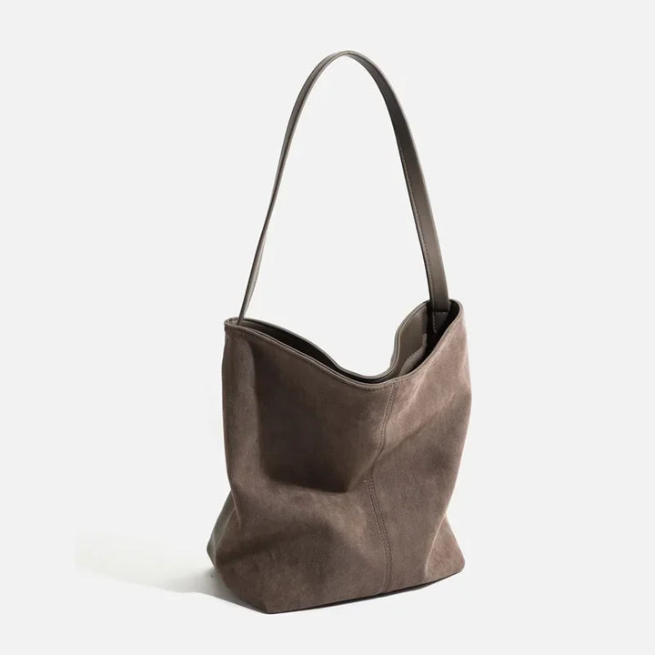 Marcheline™️ | Luxe Suede Bucket Shoulder Bag
