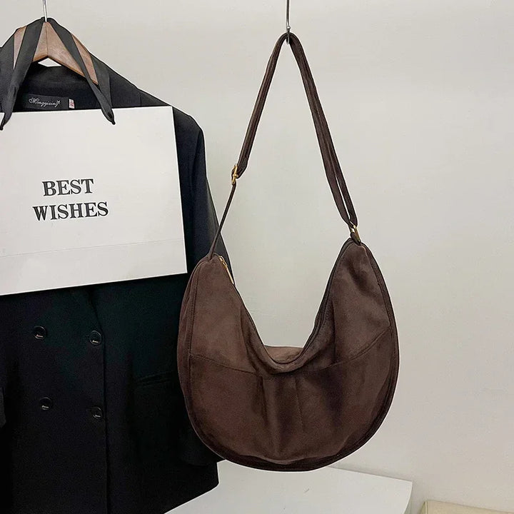 Davana™️ | Suede Crossbody Hobo Bag