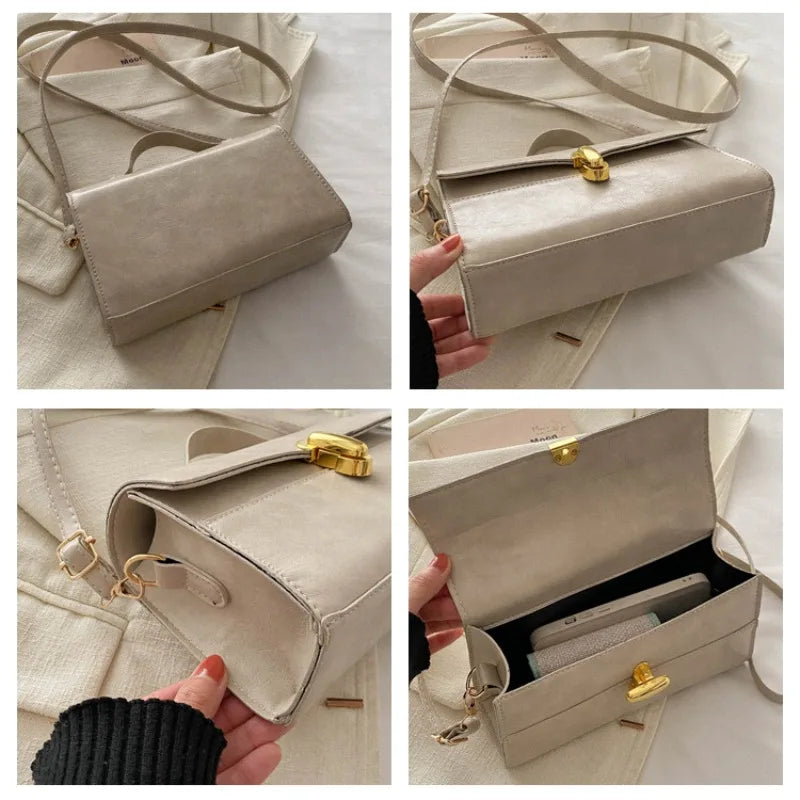 Esme™️ | Retro Lock Buckle Crossbody Bag