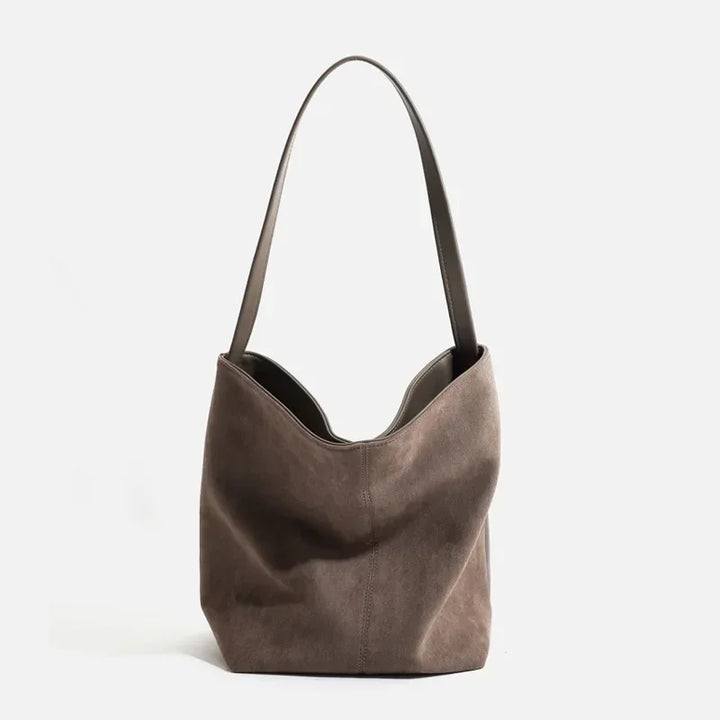 Marcheline™️ | Luxe Suede Bucket Shoulder Bag