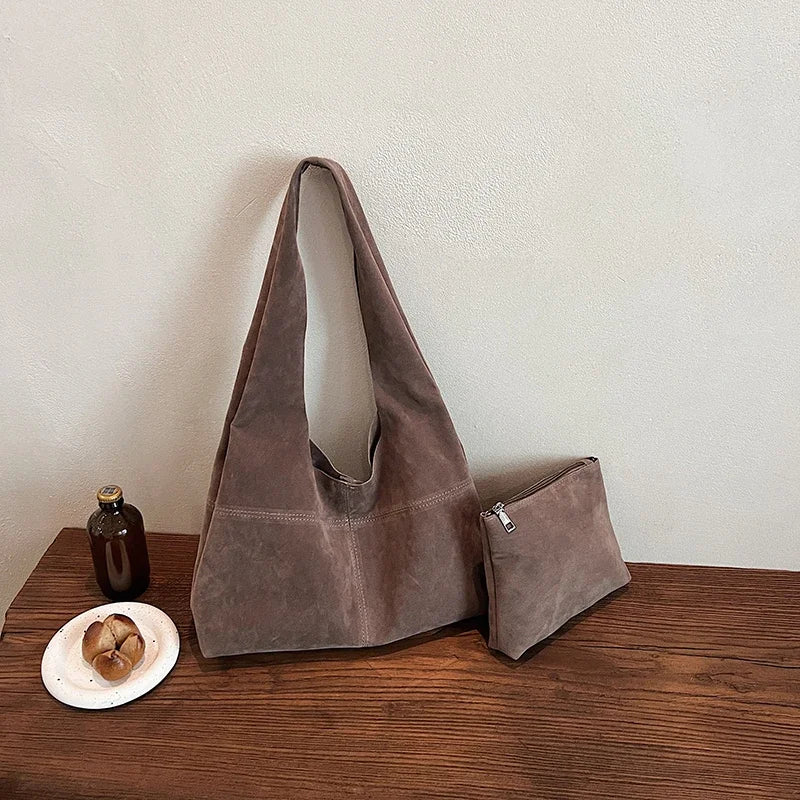 Elisanne™️ | Faux Suede Casual Shoulder Bag