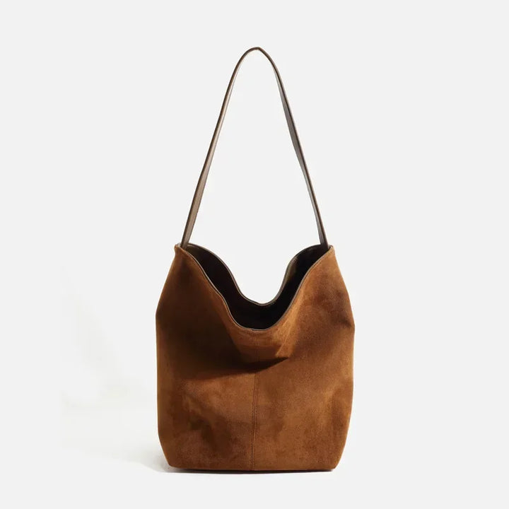 Marcheline™️ | Luxe Suede Bucket Shoulder Bag