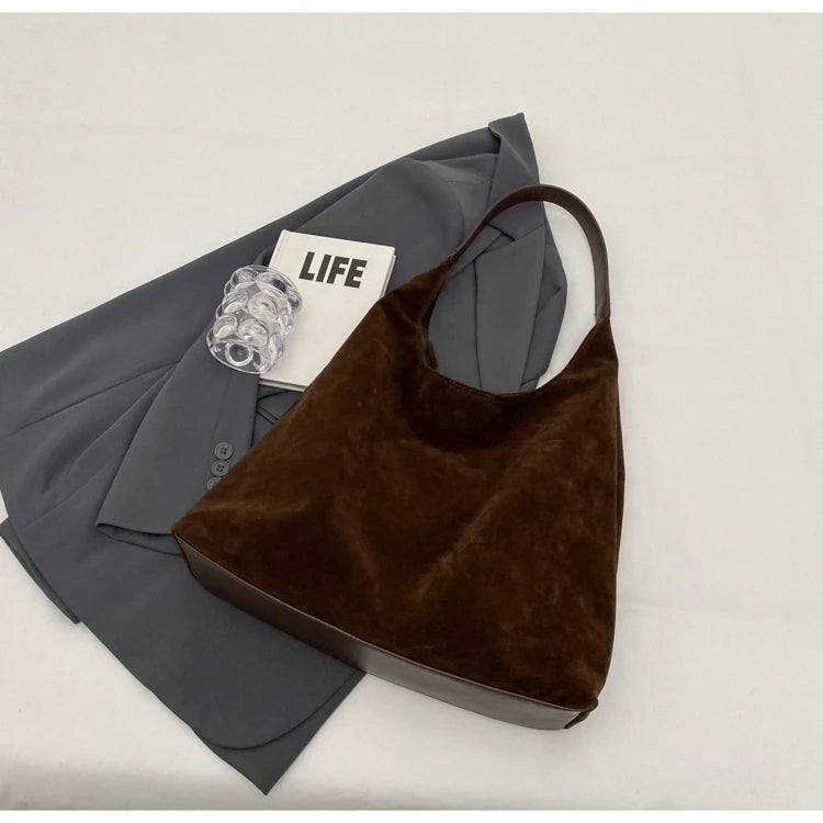 Vivara™️ | Suede Shoulder Bag