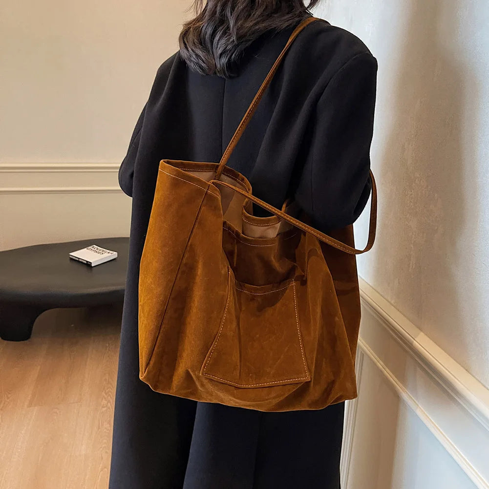 Velana™️ | Suede Shoulder Tote Bag