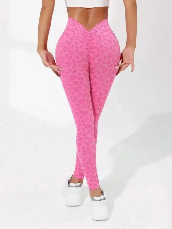 Lyena™️ | High-Waist Leopard Seamless Leggings