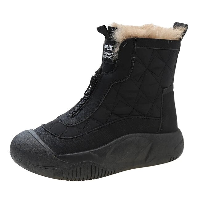 Solenne™️ | Waterproof Ankle Boots with Practical Elegance