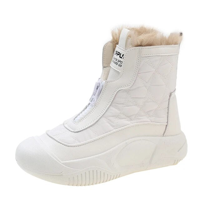 Solenne™️ | Waterproof Ankle Boots with Practical Elegance