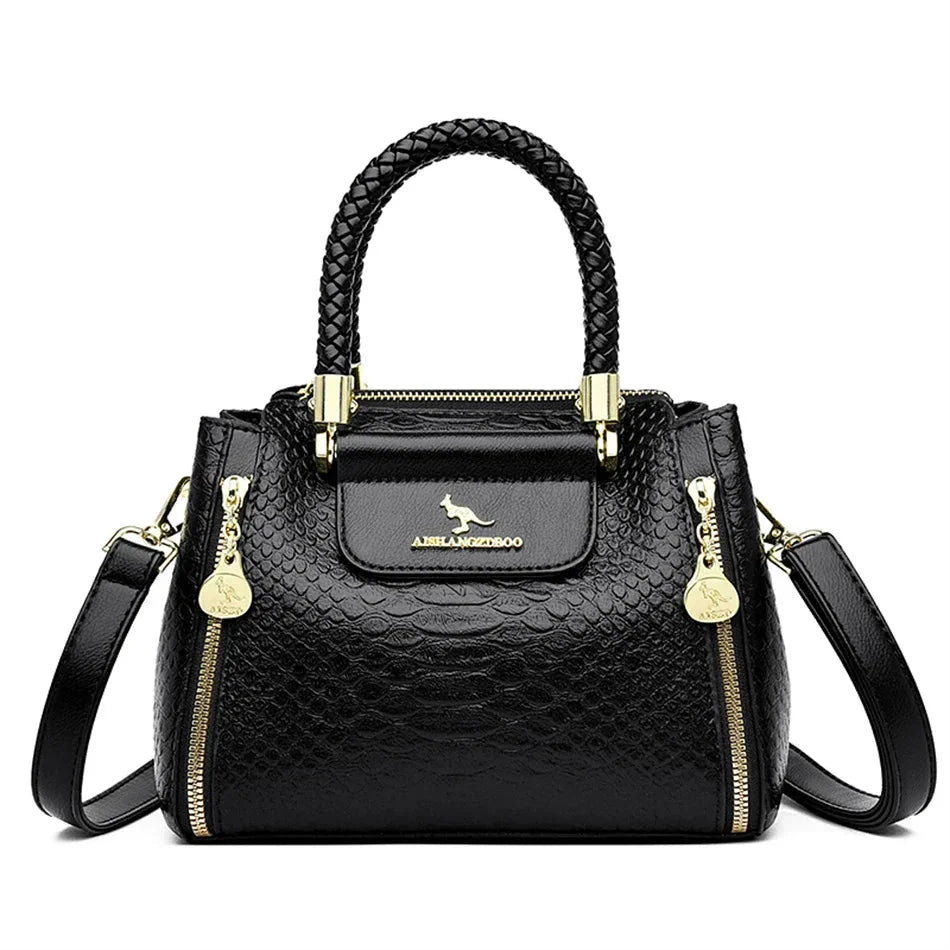 Melisandre™ | Designer Embossed Leather Handbag