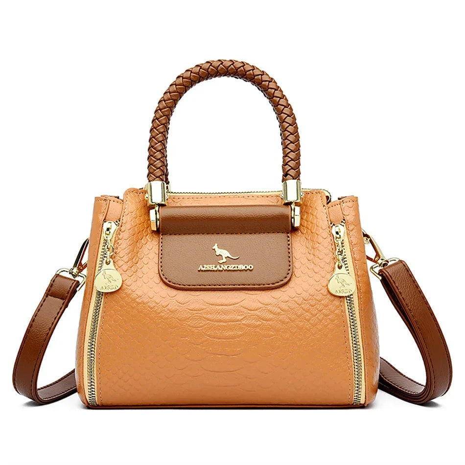 Melisandre™ | Designer Embossed Leather Handbag
