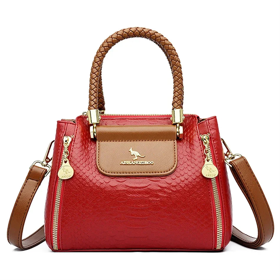 Melisandre™ | Designer Embossed Leather Handbag