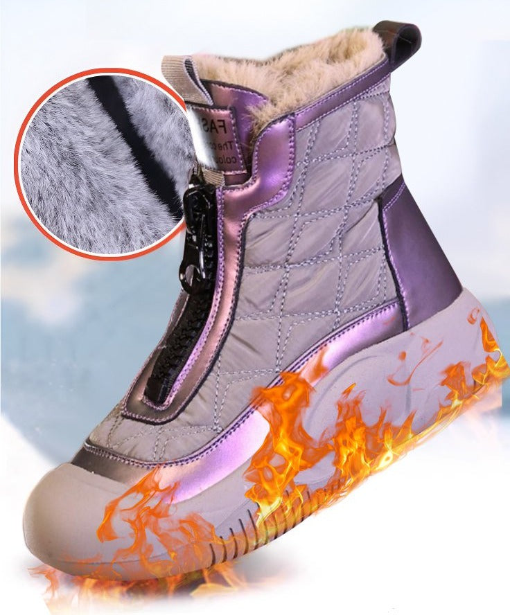 Solenne™️ | Waterproof Ankle Boots with Practical Elegance