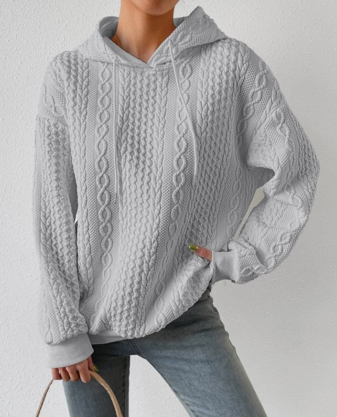 Isola™️ | Hooded Jacquard Jumper