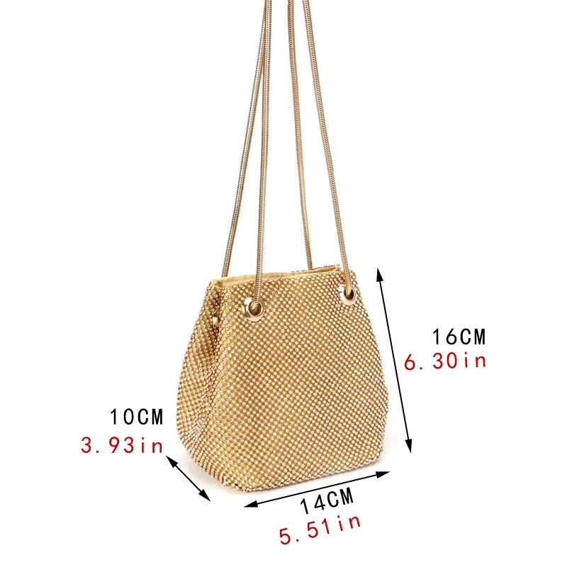 Lumina™️ | Luxury Rhinestone Shoulder Bag