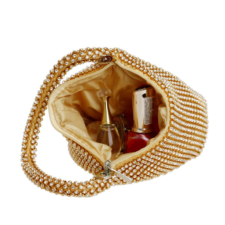 Stellara™️ | Radiant Rhinestone Evening Bag