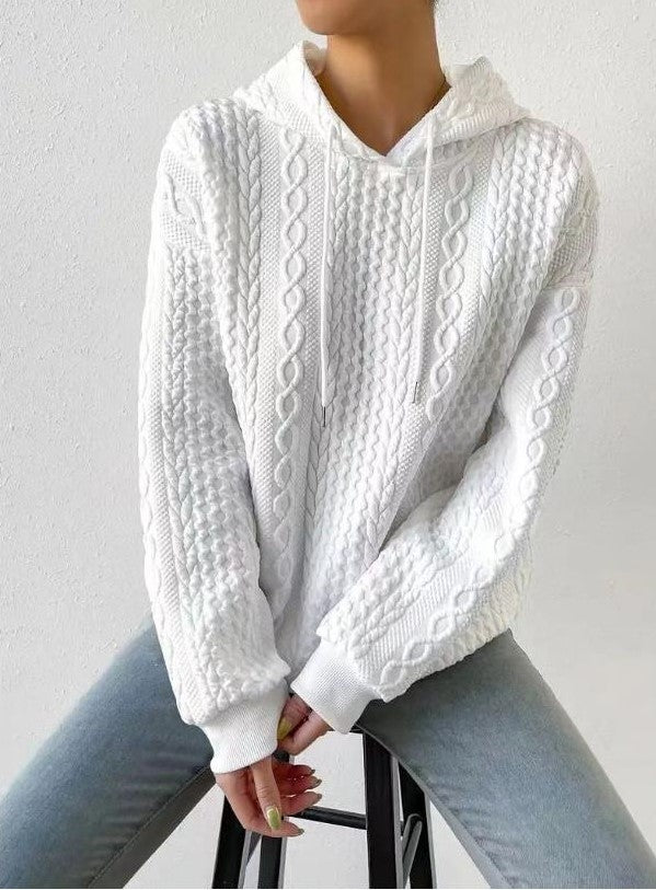 Isola™️ | Hooded Jacquard Jumper